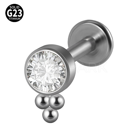 G23 Titanium Threadless Labrets WG33C7B-31-1