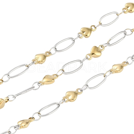 Ion Plating(IP) 304 Stainless Steel Link Chain CHS-H028-07B-GP-1