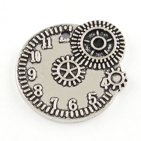 Tibetan Style Alloy Steampunk Pendants TIBEP-R304-005AS-LF-1