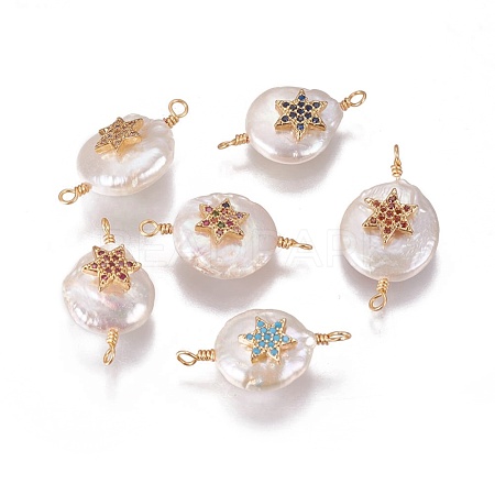 Natural Cultured Freshwater Pearl Pendants PEAR-I005-22-1