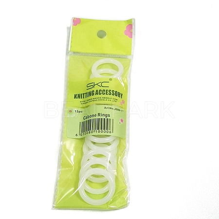 PE Plastic Locking Stitch Marker Rings DIY Knitting Tools Crochet Accessories PW22071310780-1