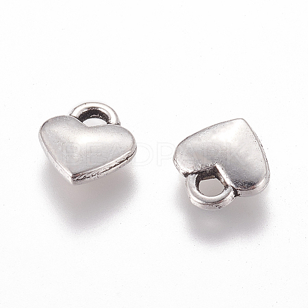 Tibetan Style Alloy Heart Charms LS-TIBEP-LFH260Y-FF-1