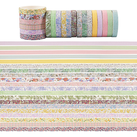 20 Rolls Paper Adhesive Tape Set DIY-TAC0023-42D-1