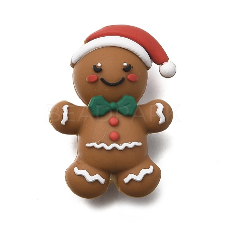 Christmas Theme Silicone Focal Beads SIL-L007-01F-1