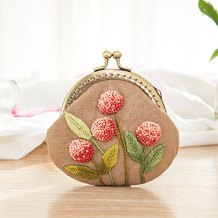 DIY Kiss Lock Coin Purse Embroidery Kit PW22062888510-1