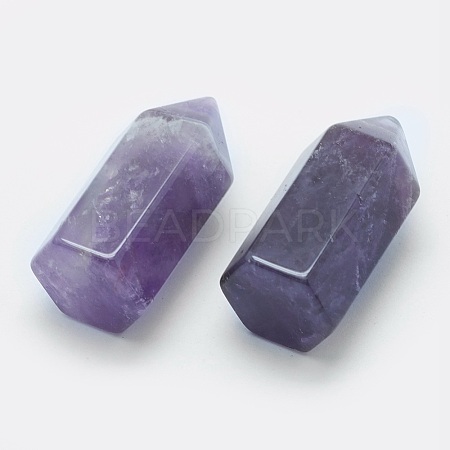 Natural Amethyst Pointed Beads G-G760-K06-1