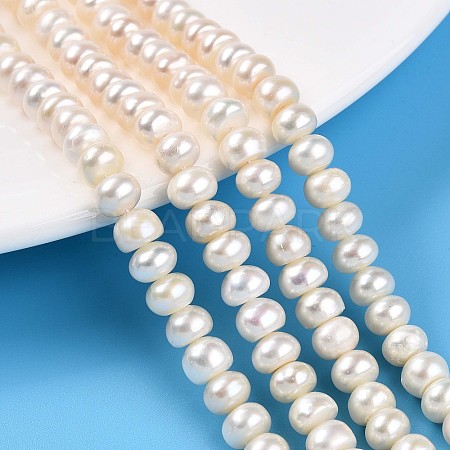 Natural Cultured Freshwater Pearl Beads Strands PEAR-N015-06A-01-1