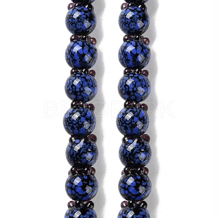 Handmade Lampwork Beads Strands LAMP-Q036-06A-1