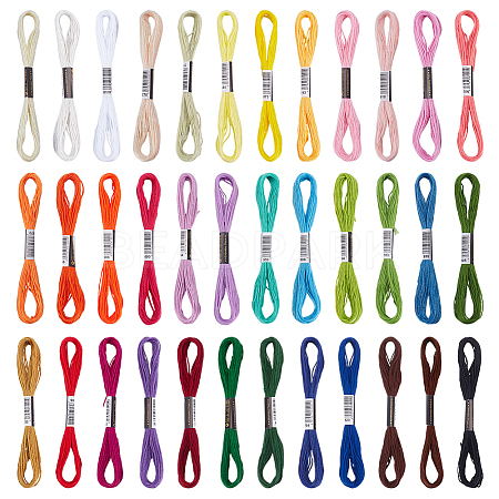 72 Bundles Polycotton Embroidery Floss OCOR-GO0001-31-1