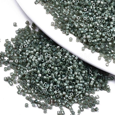 11/0 Grade A Baking Paint Glass Seed Beads SEED-S030-1149-1