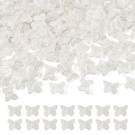 200Pcs ABS Imitation Pearl Beads OACR-TA0003-84B-1