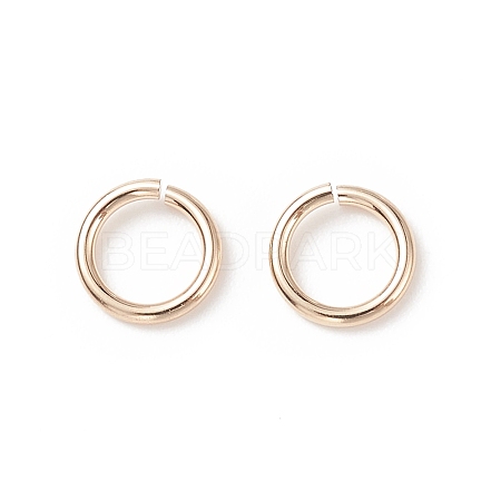 Non-Tarnish Yellow Gold Filled Jump Rings KK-G164-2-1