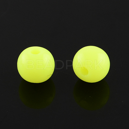 Fluorescence Chunky Acrylic Beads MACR-R517-20mm-01-1