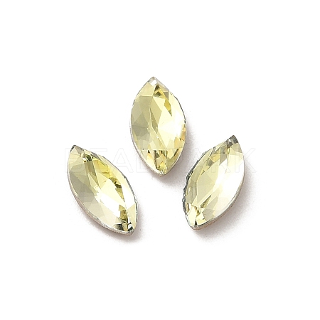 Glass Rhinestone Cabochons RGLA-P037-09A-D337-1