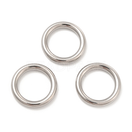 Non-Tarnish 304 Stainless Steel Linking Rings X-STAS-D246-01A-04P-1
