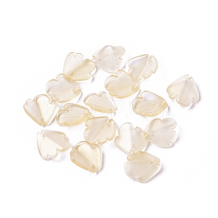 Transparent Glass Charms GLAA-H016-03C-12-1