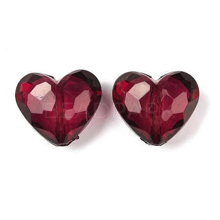 Transparent Acrylic Beads PL318Y-8-1