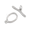 SHEGRACE Brass Toggle Clasps XGRQ58360-790P-2