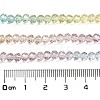 Transparent Painted Glass Beads Strands DGLA-A034-T3mm-A15-3