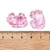 Transparent Glass Enamel Beads LAMP-V001-08-4