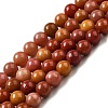 Dyed Natural Malaysia Jade Beads Strands G-G021-02A-19-1