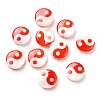 Printed Natural Freshwater Shell Beads SHEL-R129-07A-02-1