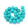 Natural Magnesite Round Bead Strands TURQ-E022-38B-10mm-3