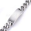 304 Stainless Steel Link Bracelets BJEW-L631-04P-3