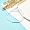 Faceted Glass Rondelle Beads Stretch Bracelet for Kid BJEW-JB06807-19-2