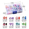 160Pcs 8 Style Handmade Polymer Clay Beads CLAY-YW0001-72-4