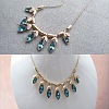 Pointed Back Glass Rhinestone Cabochons RGLA-OC0001-08H-6
