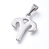 Non-Tarnish 304 Stainless Steel Pendants LS-STAS-L210-06C-P-01-1