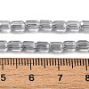 Electroplate Glass Beads Strands EGLA-D031-01-28-4