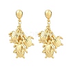 304 Stainless Steel Dangle Stud Earrings EJEW-P325-05D-G-4