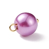 Glass Pearl Pendants PALLOY-JF01880-02-5