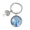 Alloy Glass Keychains KEYC-YW00008-11-1