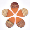 Resin & Walnut Wood Pendants RESI-T023-02A-1