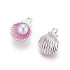 Alloy Enamel Pendants X-PALLOY-F224-03-2