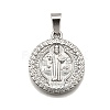 304 Stainless Steel Pendants STAS-B086-10E-P-1