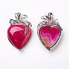 Natural Agate Pendants KK-P103-A12-2