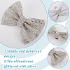 4Pcs 2 Colors Bowknot Detachable Rhinestone Shoe Buckle Clips FIND-GO0002-31-3