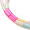 Rainbow Color Dyed Natural Freshwater Shell Beads Strands X1-SHEL-G018-02A-3