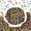 Picasso Baking Paint Glass Seed Beads SEED-N007-37N-2