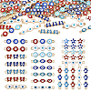 50Pcs 25 Styles Alloy Enamel Connector Charms FIND-TA0003-23-1