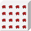 8 Sheets Plastic Waterproof Self-Adhesive Picture Stickers DIY-WH0428-051-1