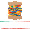 50M Gradient Color Waxed Polyester Cords YC-TADJ0001-04E-1