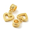 Tibetan Style Alloy European Dangle Charms PALLOY-F199-38G-2