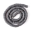 Handmade Polymer Clay Beads Strands CLAY-R089-6mm-Q062-3