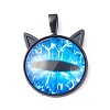 Handmade Glass Pendants PALLOY-JF00798-2