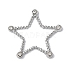 Stainless Steel Color 304 Stainless Steel Rhinestonet Pendants LS-STAS-Q312-02D-P-1